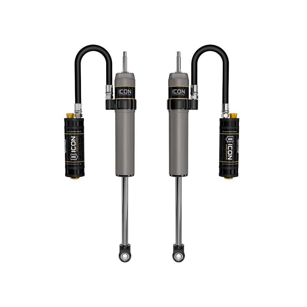 ICON VEHICLE DYNAMICS | 2005-2025 Ford Super Duty 4WD 0-2.5 Inch Lift Front V.S. 2.5 Aluminum Series Shock Absorbers Remote Reservoir W/ CDCV Pair Icon Vehicle Dynamics | 67800CP