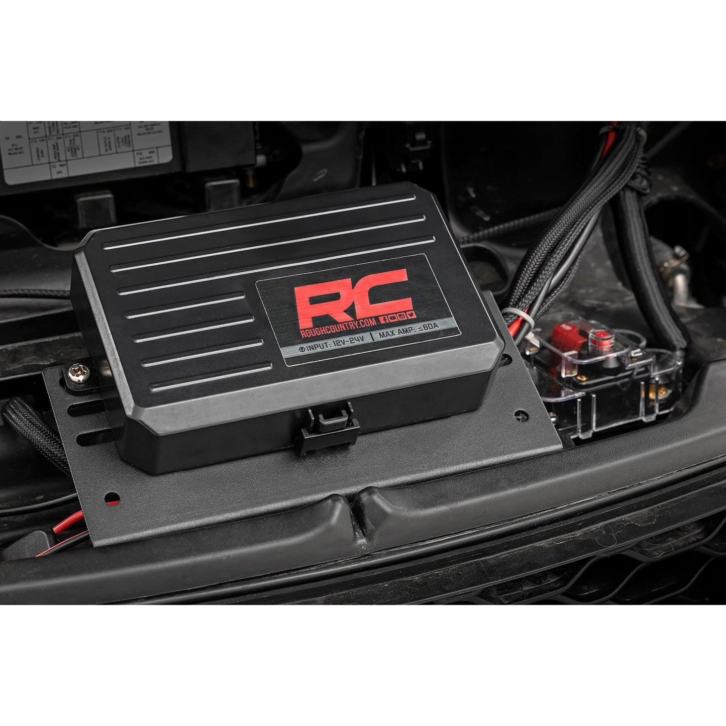 ROUGH COUNTRY 8 Gang Switch Panel | Bluetooth | RGB Backlit Buttons | Multifunction Modes | 70975