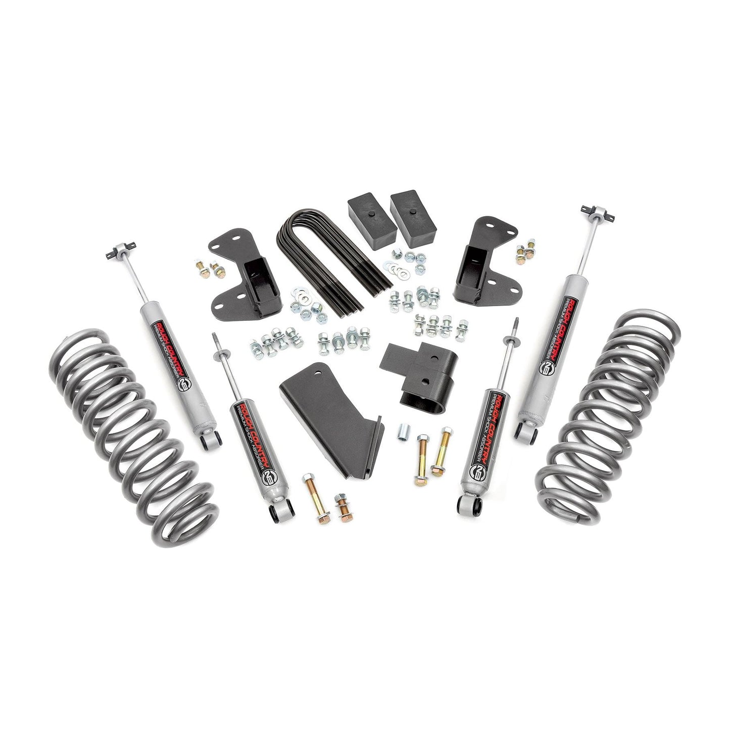 ROUGH COUNTRY | 2.5 Inch Lift Kit Rear Blocks Ford F-150 4WD (1980-1996) | 420.2
