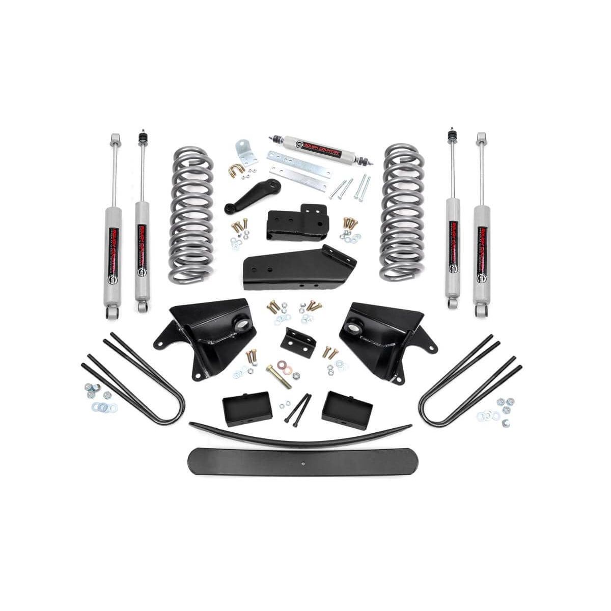 ROUGH COUNTRY | 6 Inch Lift Kit Rear Blocks Ford Bronco/F-150 4WD (1980-1996) | 470.2