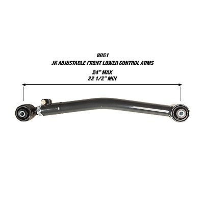 Synergy Jeep JK / JKU Adjustable Front Lower Control Arms — Synergy Jeep JK / JKU Adjustable Front Lower Control Arms