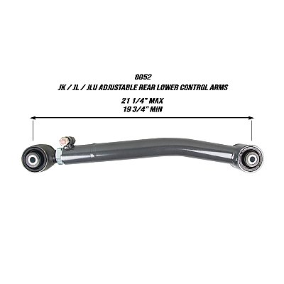 Synergy Jeep JK / JKU / JL / JLU Adjustable Rear Lower Control Arms — Synergy Jeep JK / JKU / JL / JLU Adjustable Rear Lower