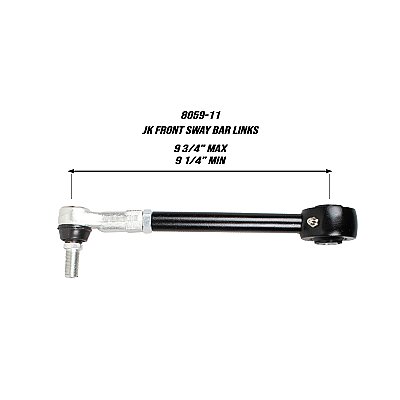 Synergy Jeep JK Front Sway Bar Links — Synergy Jeep JK Front Sway Bar Links