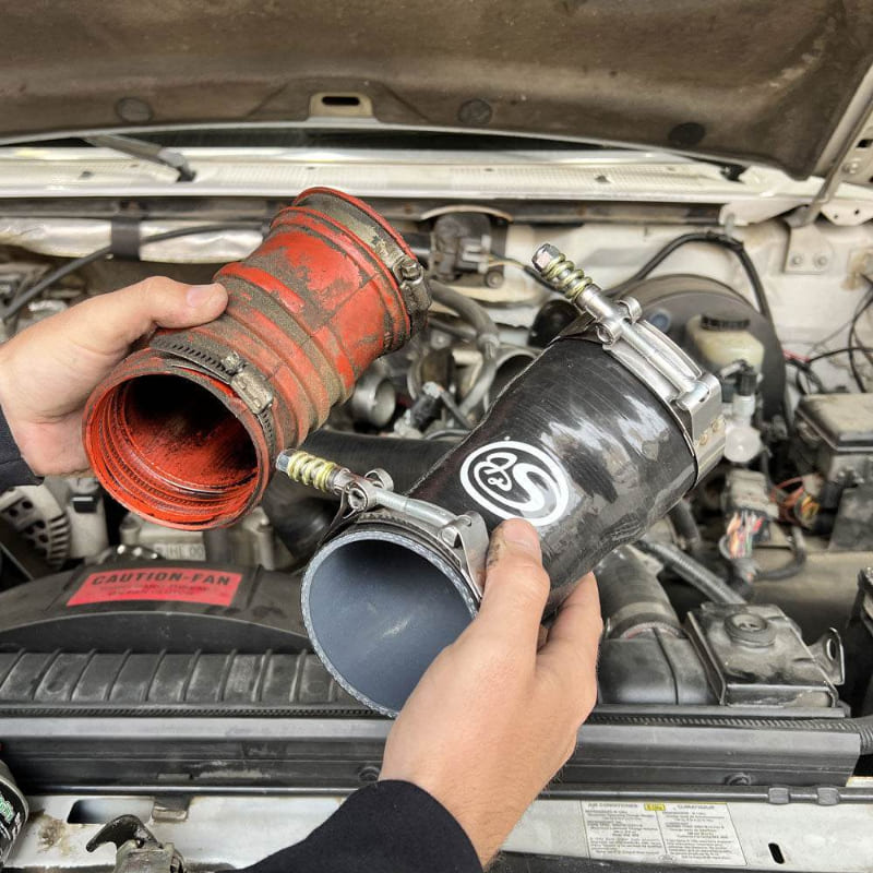 S&B Filters | Intake and Plenum Boot Kit for 1994-1996 Ford F250/F350, 7.3L Powerstroke | 83-2013