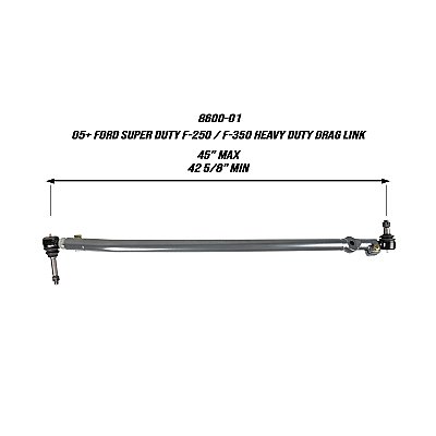 Synergy 2005+ Ford Super Duty F-250 / F-350 Heavy Duty Drag Link — Synergy 2005+ Ford Super Duty F-250 / F-350 Heavy Duty Dra