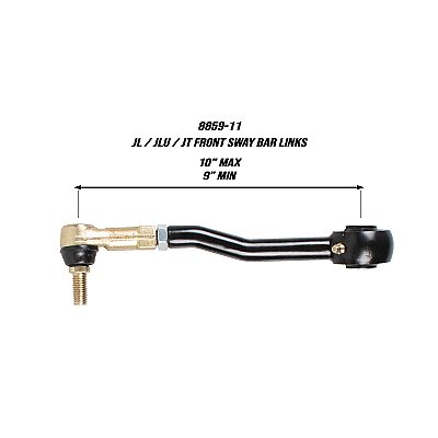 Synergy Jeep JL / JLU / JT Front Sway Bar Links — Synergy Jeep JL / JLU / JT Front Sway Bar Links