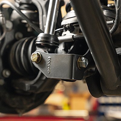 2018+ Jeep JL / JLU / JT Front Outboard Shock Mounts — 2018+ Jeep JL / JLU / JT Front Outboard Shock Mounts