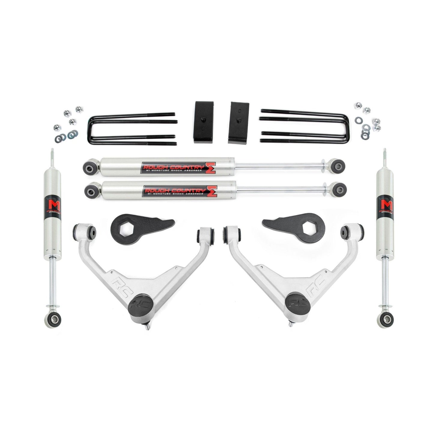 ROUGH COUNTRY | 3 Inch Lift Kit M1 FK/FF Chevy/GMC 2500HD/3500HD/Suburban 2500/Yukon XL 2500 (01-10) | 85941
