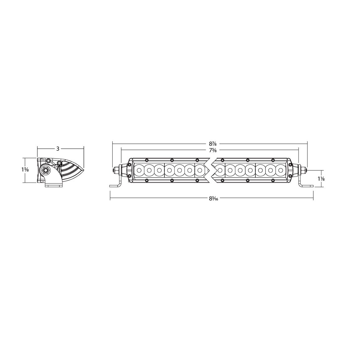 RIGID INDUSTRIES | SR-Series SAE 6 Inch with Amber PRO Lens Pair Rigid Industries | 906705