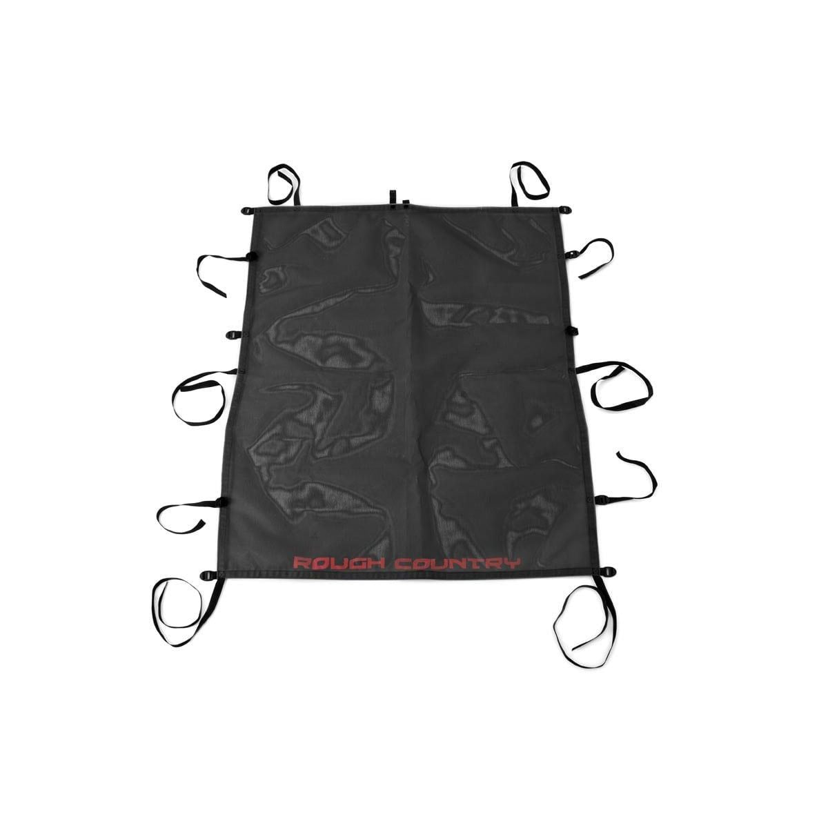 ROUGH COUNTRY Mesh Bikini Top Plus | Black | Jeep Wrangler TJ (97-06)/Wrangler YJ (92-95) | 85106