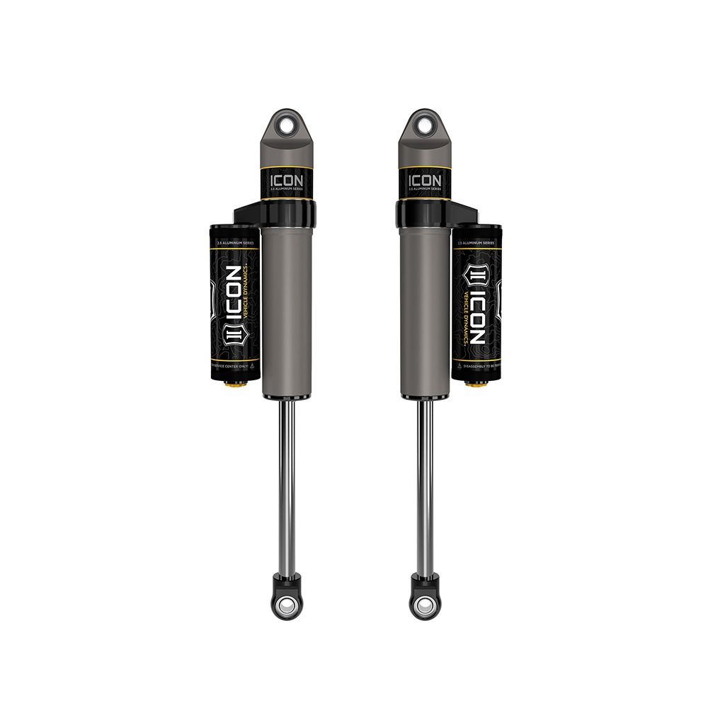 ICON VEHICLE DYNAMICS | 2021-2024 Ford F-150 4WD F-150 Tremor 0-2 Inch Lift Rear V.S. 2.5 Aluminum Series Shock Absorbers Piggyback Reservoir Pair Icon Vehicle Dynamics | 97721P