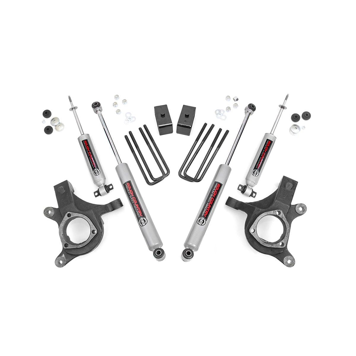 ROUGH COUNTRY 3 Inch Lift Kit | Chevy Silverado & GMC Sierra 1500 2WD (1999-2006 & Classic) | 232N2