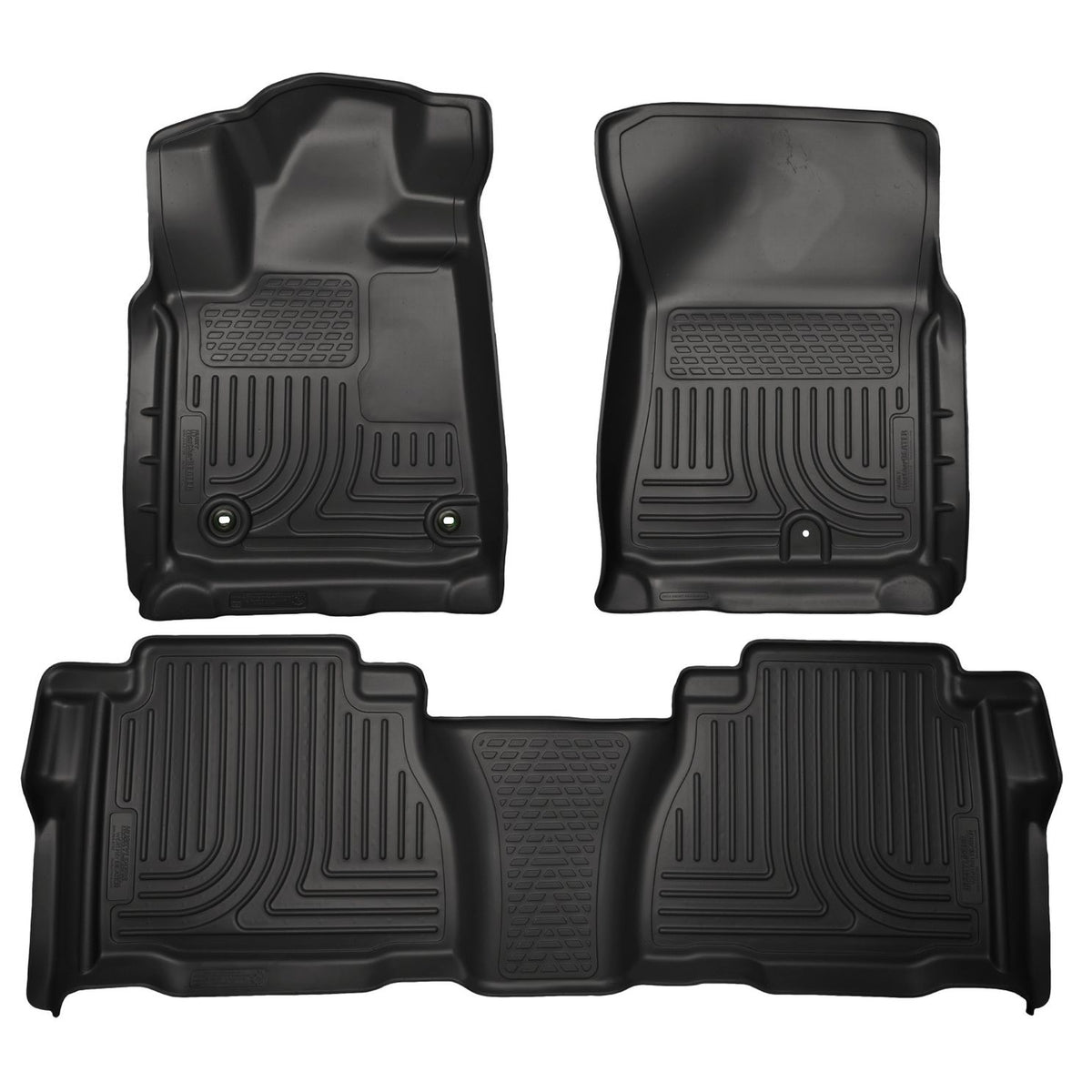 HUSKY LINERS | Weatherbeater Front & 2nd Seat Floor Liners (Footwell Coverage) For 12-13 Tundra | HUS99591