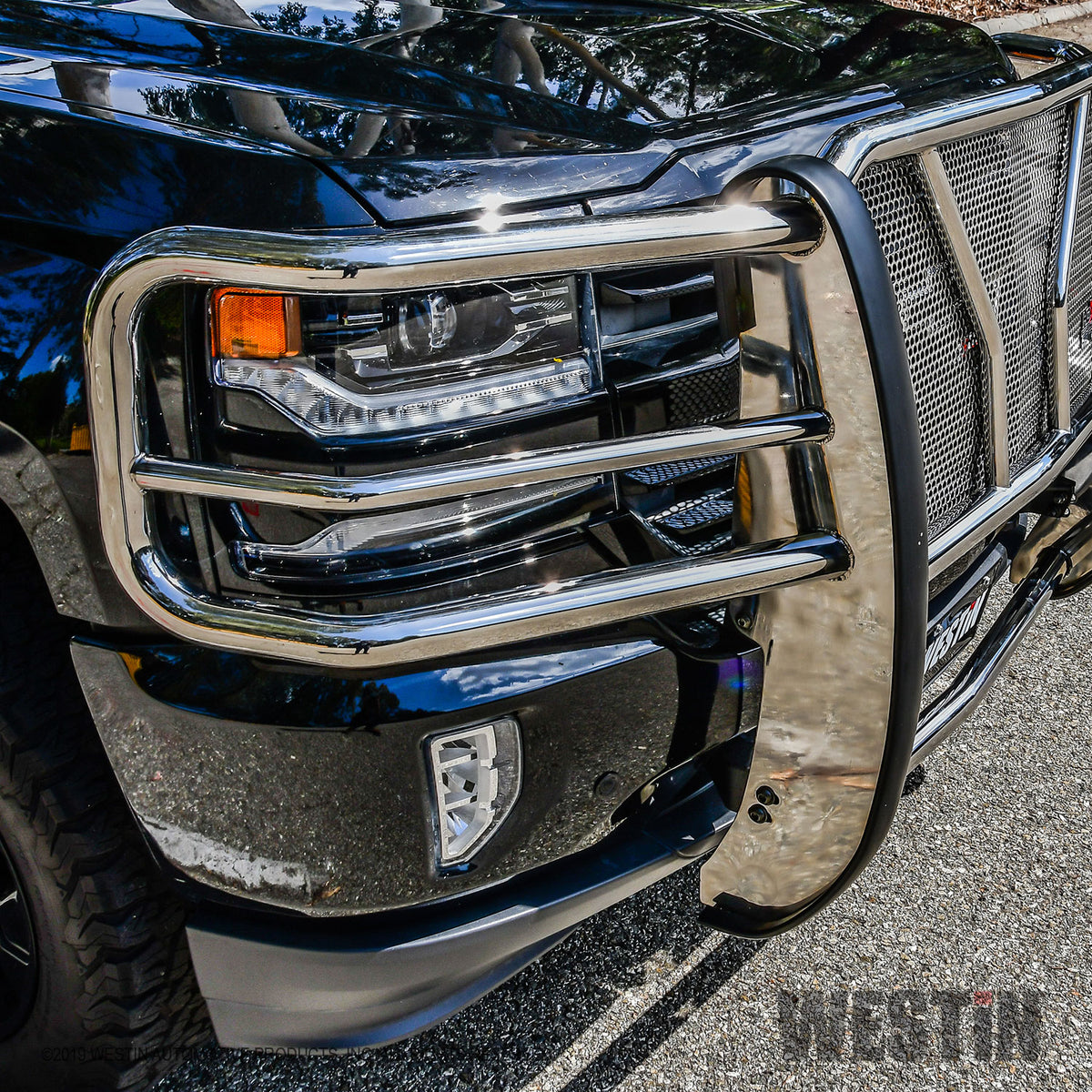 Westin HDX Grille Guard 2016-2018 Chevy Silverado 1500