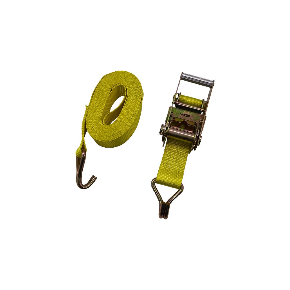ENTHUZE| Ratchet Strap W/ Double J-Hook, 2" X 15Ft 5000Lbs |ACTENT630795