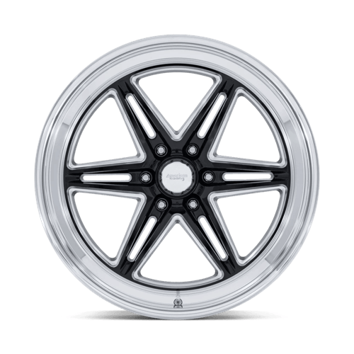 American Racing AR953 GROOVE 6 DRAG Gloss Black Milled W/ Dc Lip wheel