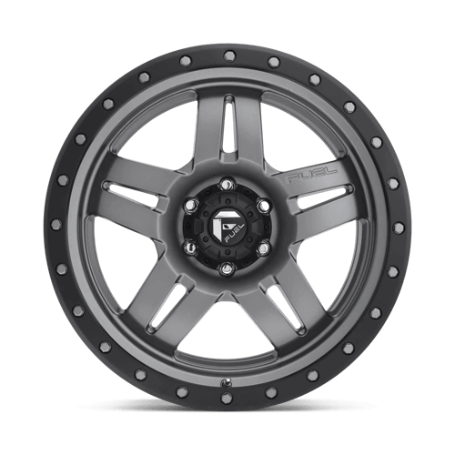FUEL D558 ANZA Matte Gunmetal Black Bead Ring