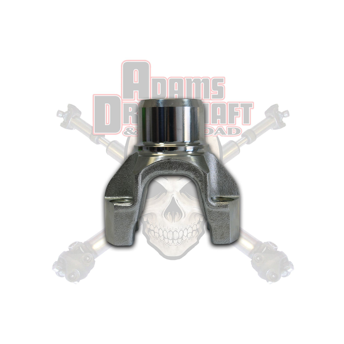 ADAMS DRIVESHAFT | Forged 2007-2018 Jeep Wrangler JK Rear 1350-Series Half Round CV Transfer Case Yoke | ASDFRJK-PMCV01