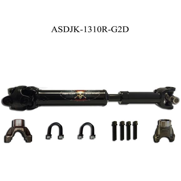ADAMS DRIVESHAFT | 2007-2018 Jeep Wrangler JK Rear 1310 CV Greasable Driveshaft 2DR | ASDJK-1310R-G2D