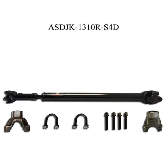 ADAMS DRIVESHAFT | 2007-2018 Jeep Wrangler JK Rear 1310 Solid CV Driveshaft 4DR | ASDJK-1310R-S4D