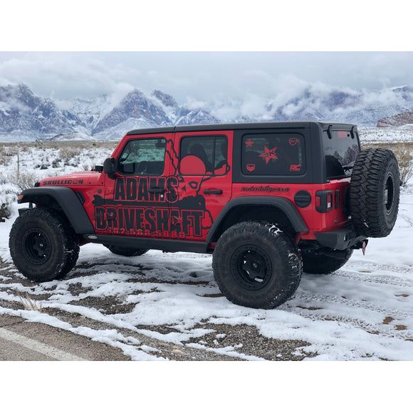ADAMS DRIVESHAFT | 2018-2024 Jeep Wrangler JL Front 1350 Solid CV Driveshaft (Half Round) | Rubicon, Sport & Sahara | ASDJL-1350HRF-S