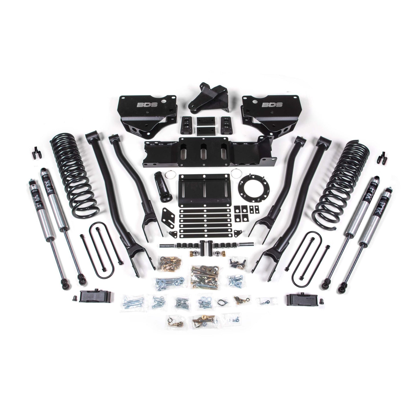 BDS Suspension 4" 4-Link Lift Kit 19-24 Ram 3500 Diesel with Nx2 Shocks