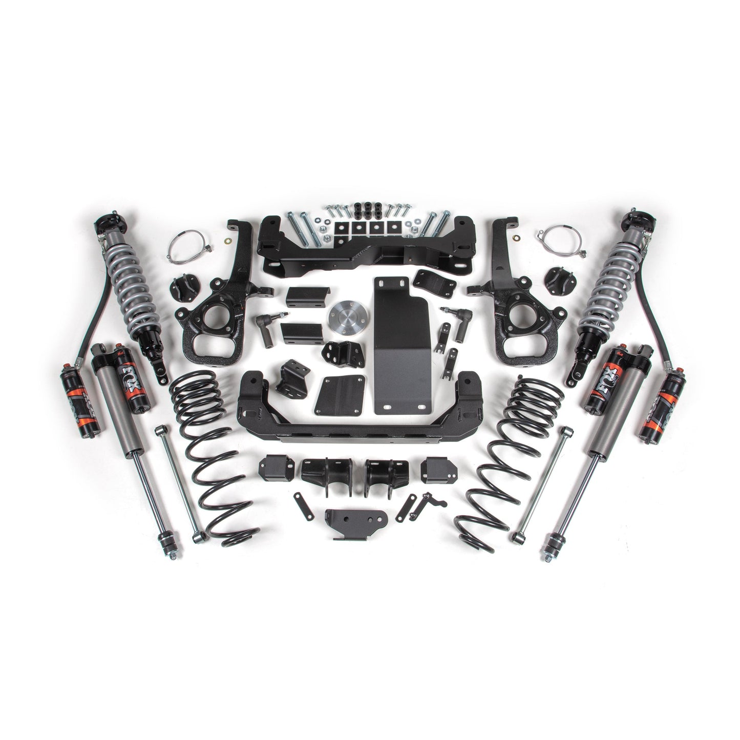 BDS Suspension lift kit components for 2025-2026 Ram 1500 with FOX 2.5 coil-over shocks