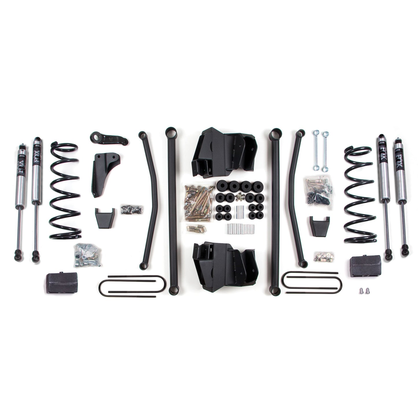 BDS Suspension lift kit components for 2009-2013 Dodge RAM 2500 Power Wagon with 4-inch lift.