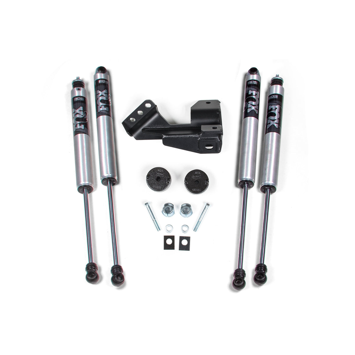 BDS 2-inch leveling kit 2017–2019 Ford F250/F350 4WD — FOX 2.0 Performance Series — BDS1519FS