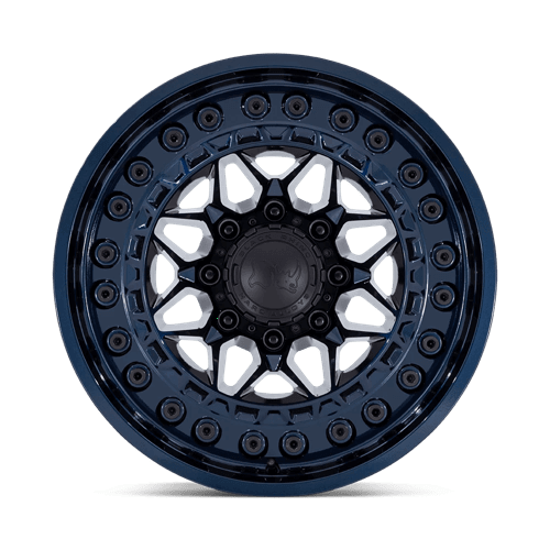 Black Rhino ALPHA Midnight Blue wheel with motorsports-inspired design and optimized fitments.