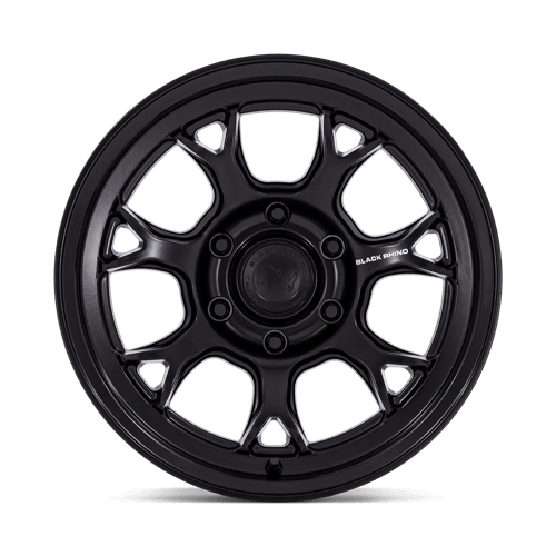Black Rhino BR017 ETOSHA Matte Black wheel featuring Y-spoke Flow Formed Technology and bold matte finish.