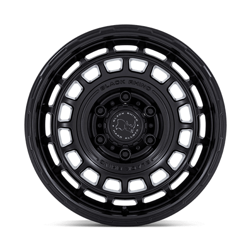 Black Rhino BR024 AWOL Matte Black wheel featuring a matte black finish and unique design.