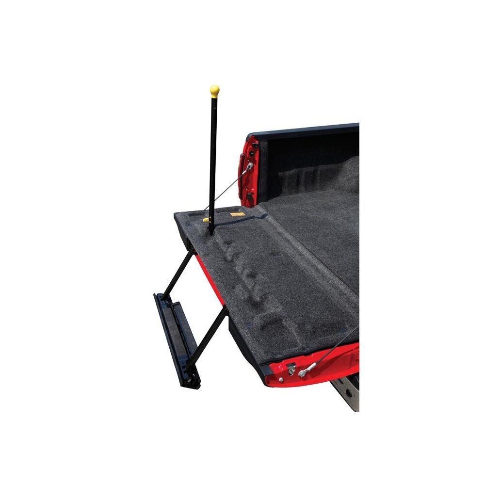 BedRug 08-16 Ford Super Duty 6.5' Bed w/ Factory Step Gate w/Tailgate Step Bed Liner w/ Tailgate Mat - Charcoal (BRQ08SBSGK)