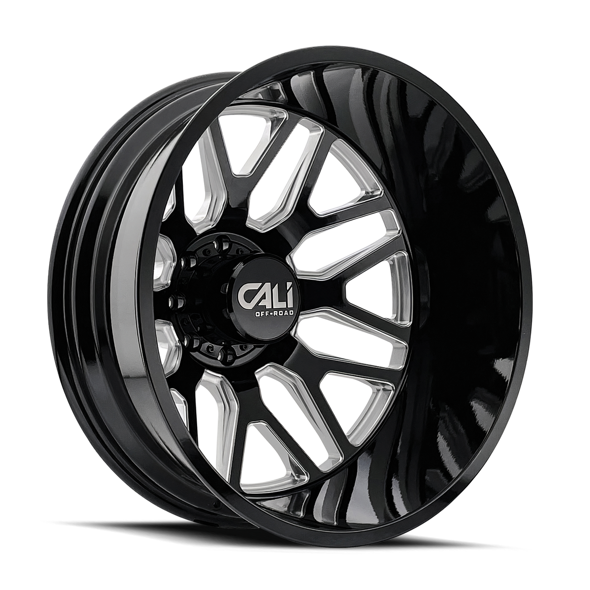 CALI OFF-ROAD INVADER DUALLY 9115D GLOSS BLACK MILLED