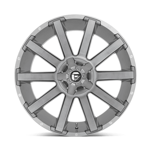 FUEL D714 CONTRA PLATINUM Brushed Gun Metal Tinted Clear