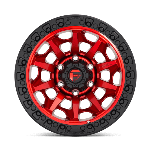 FUEL D695 COVERT Candy Red Black Bead Ring