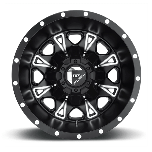 FUEL D513 THROTTLE Matte Black Milled