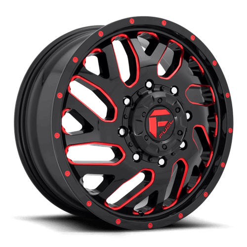 FUEL D656 TRITON Gloss Black Red Tinted Clear