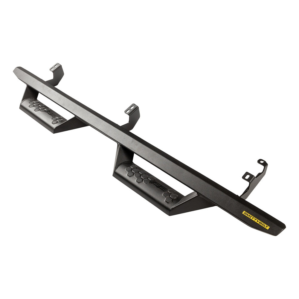 Angular Drop Steps – Textured Black (22+ Toyota Tundra) view 4