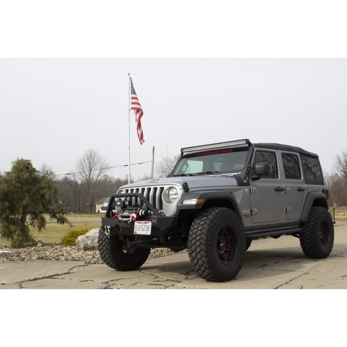 Fishbone Offroad | Winch Line Hook Red Fishhook Fishbone Offroad | FB21096