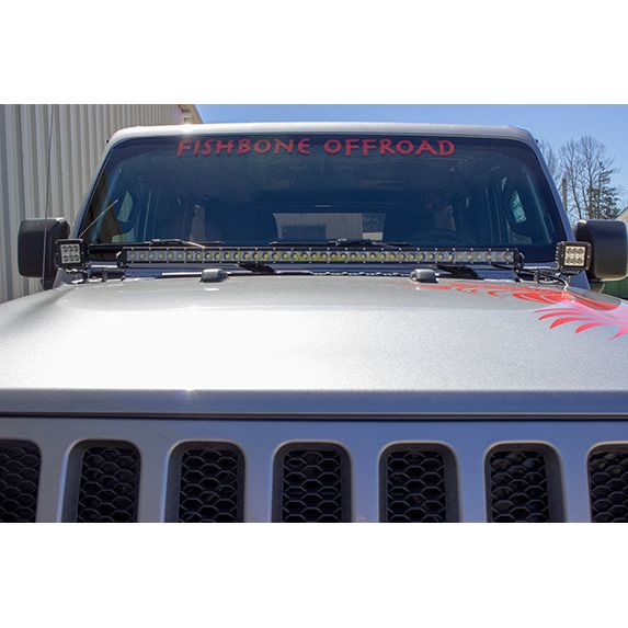 Fishbone Offroad | Jeep JL Cowl Light Bracket 18-Pres Wrangler JL Fishbone | FB21111