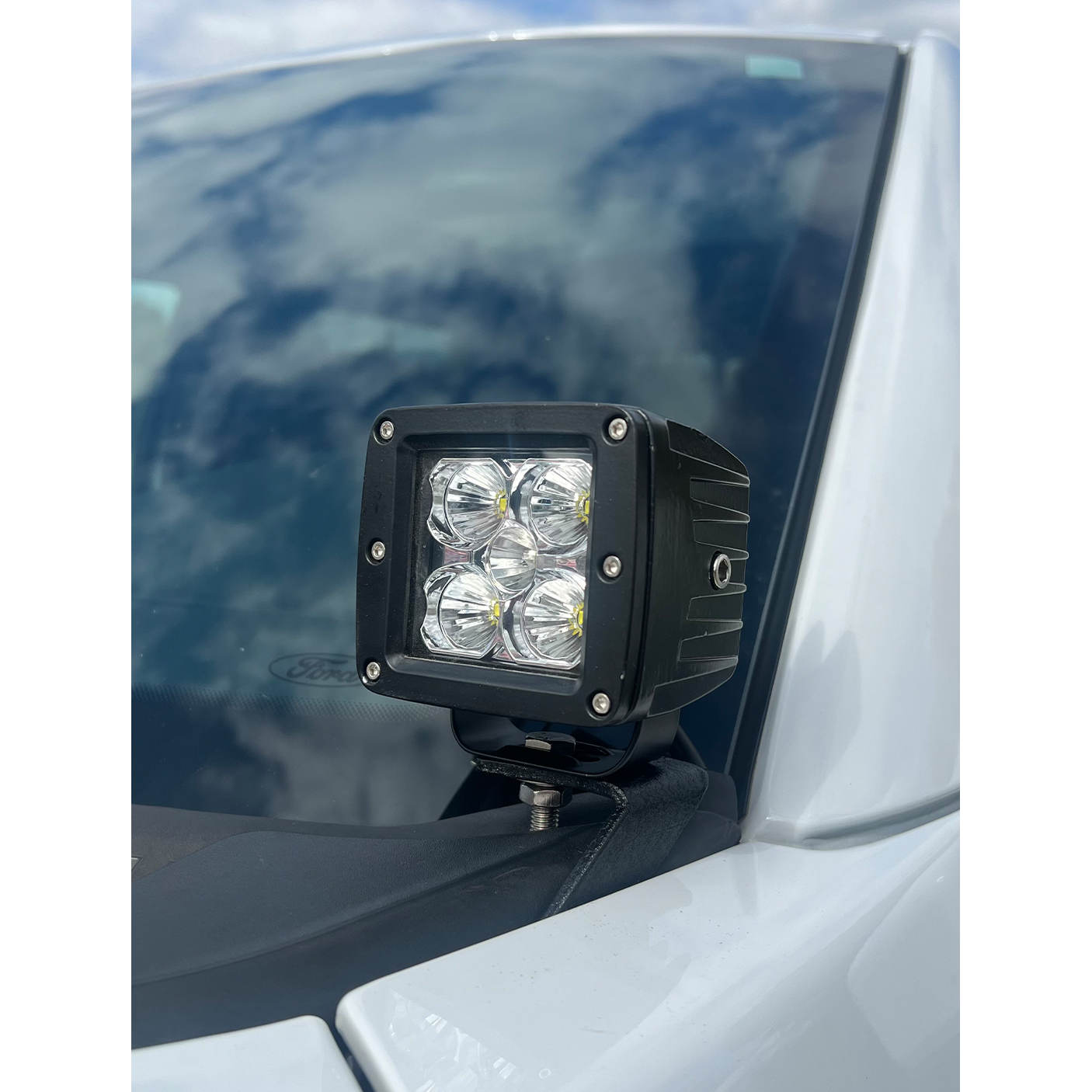 Fishbone Offroad | 2015-2023 F150 and 2017-2023 Raptor Hood Light Pod Bracket Fishbone Offroad | FB21354