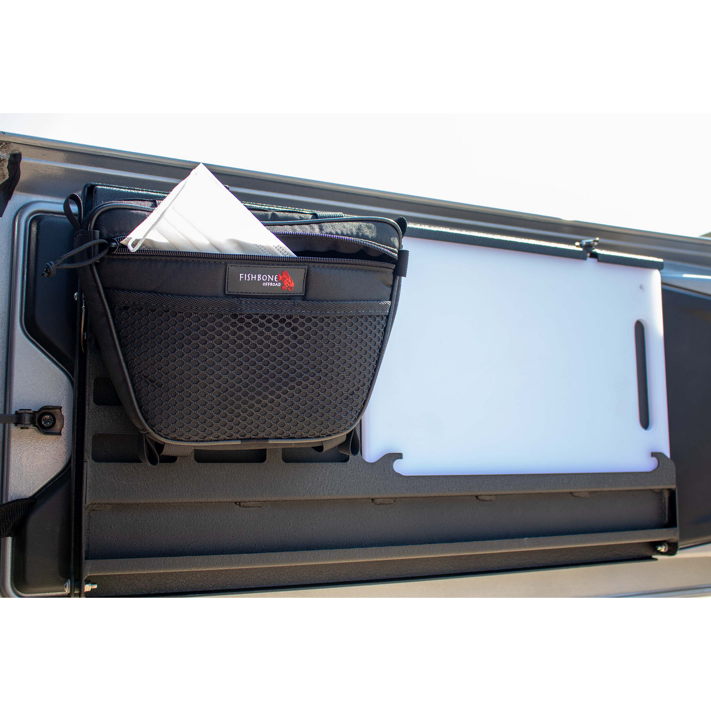 Fishbone Offroad | 6th Gen Ford Bronco, 18-Present Jeep Wrangler JL and 07-18 Jeep Wrangler JK Tailgate Table Fishbone Offroad | FB21359