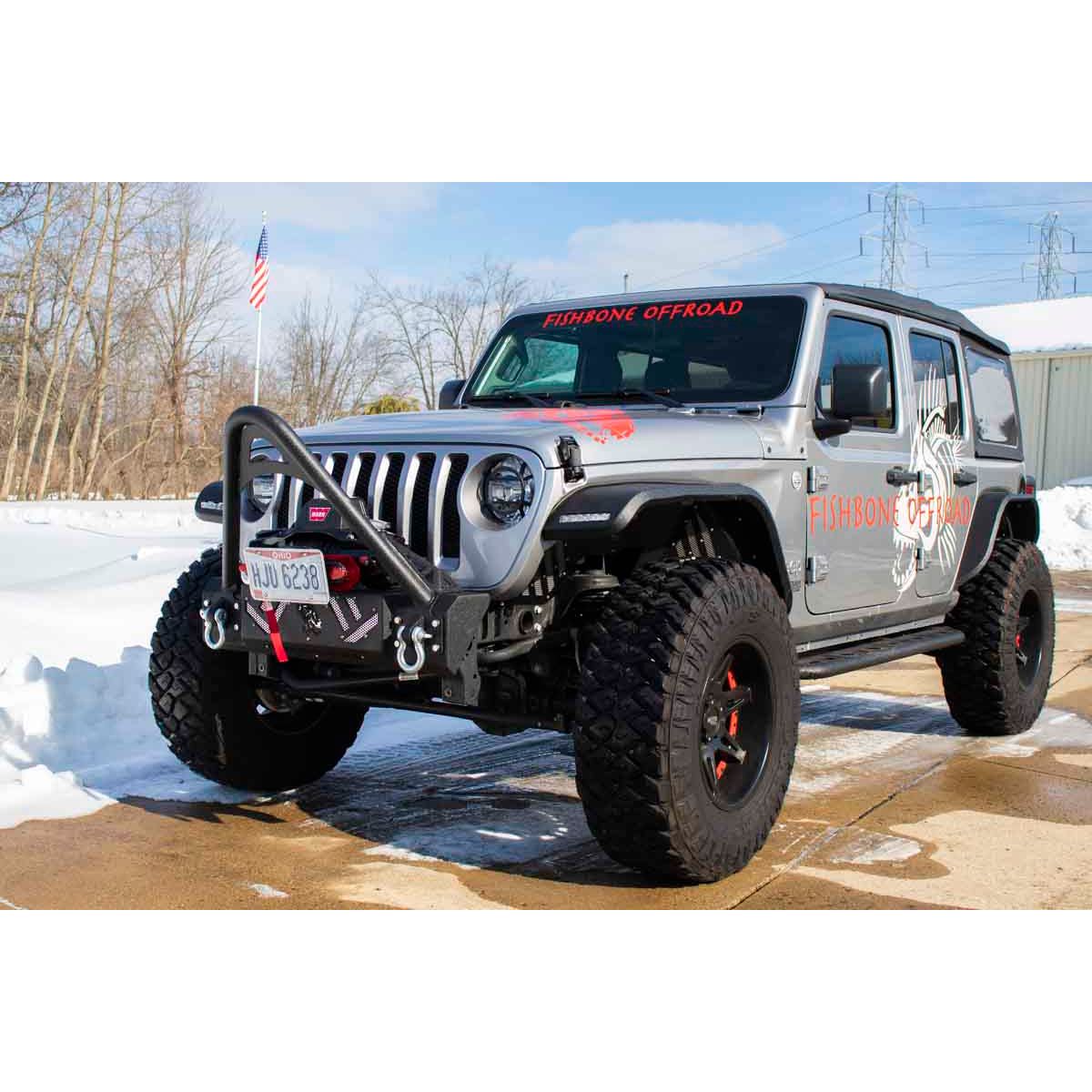 Fishbone Offroad | Barracuda Stinger Bar 07-18 Jeep Wrangler, 18-Present Jeep Wrangler, 18-Present Jeep Gladiator JT Fishbone Offroad | FB22344