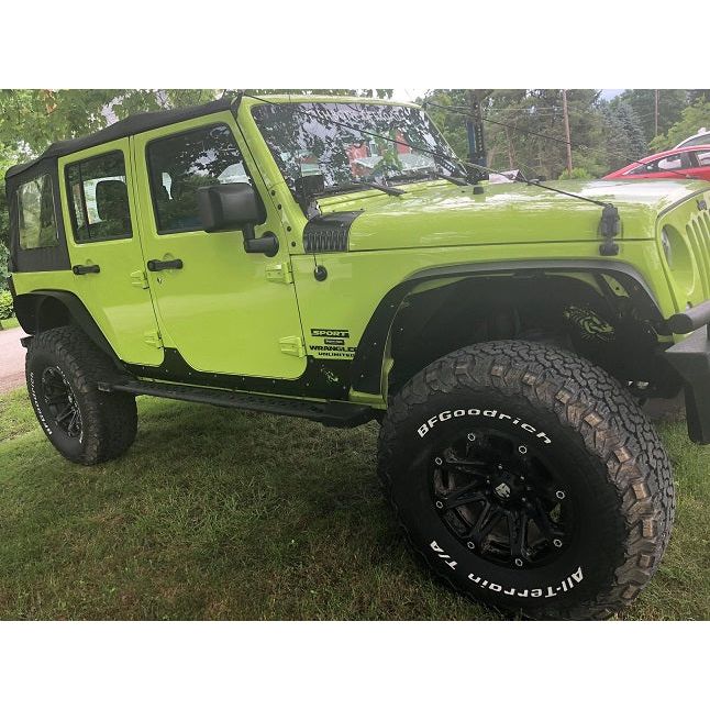 Fishbone Offroad | Jeep JK Rocker Guards Scale Armor 07-18 Wrangler JK 2 Door Fishbone Offroad | FB23055