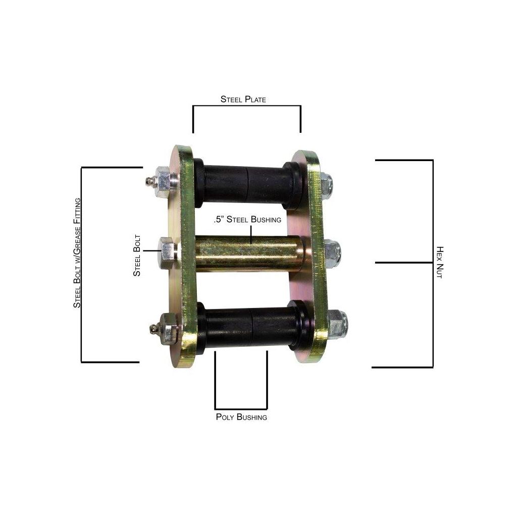 Fishbone Offroad | Rear Greaseable Shackles For 76-86 Jeep CJ-7Fishbone Offroad | FB27227