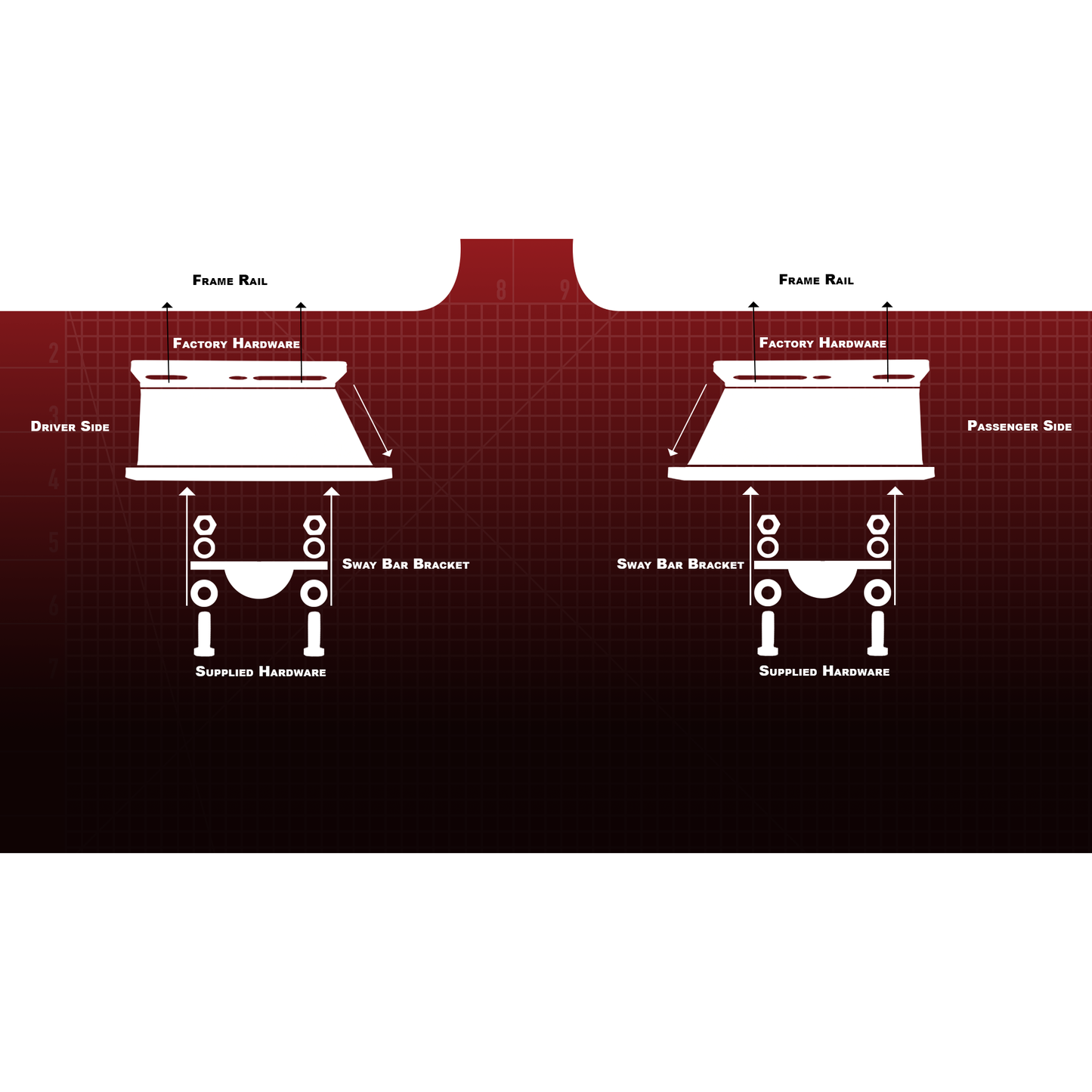 Fishbone Offroad | 2-6 Inch Sway Bar Drop Brackets 73-87 Chevrolet/GMC Fishbone Offroad | FB27303