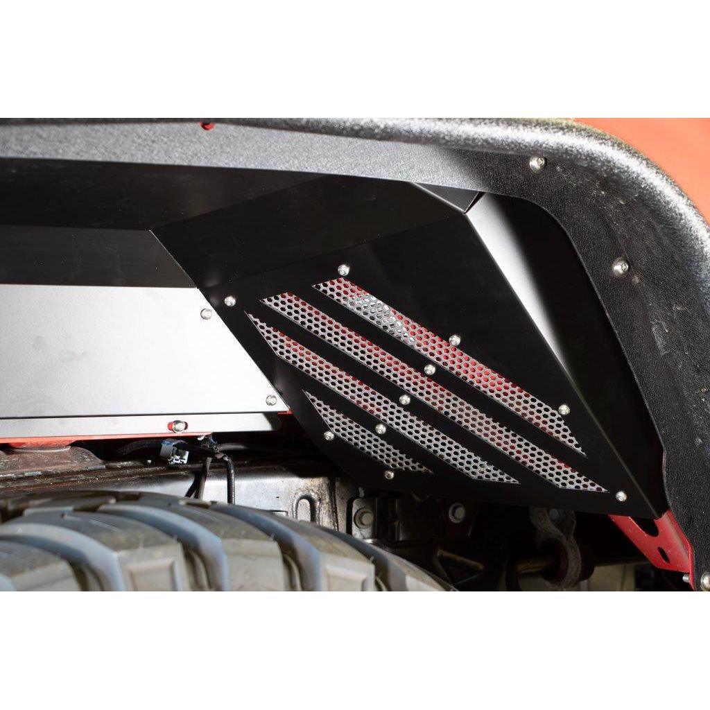 Fishbone Offroad | Gladiator Rear JT Black Aluminum Inner Fenders For 2020 Pres JT Gladiator Fishbone Offroad | FB33211R
