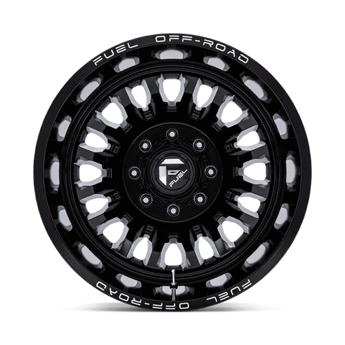 FUEL D868 ARC DUALLY Gloss Black Milled