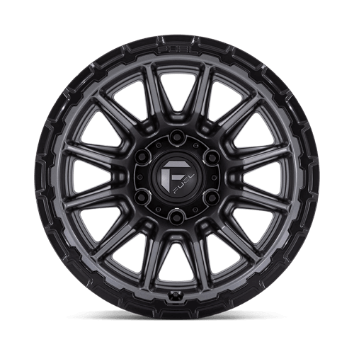 FUEL FC866 PISTON Matte Gunmetal Gloss Black Lip